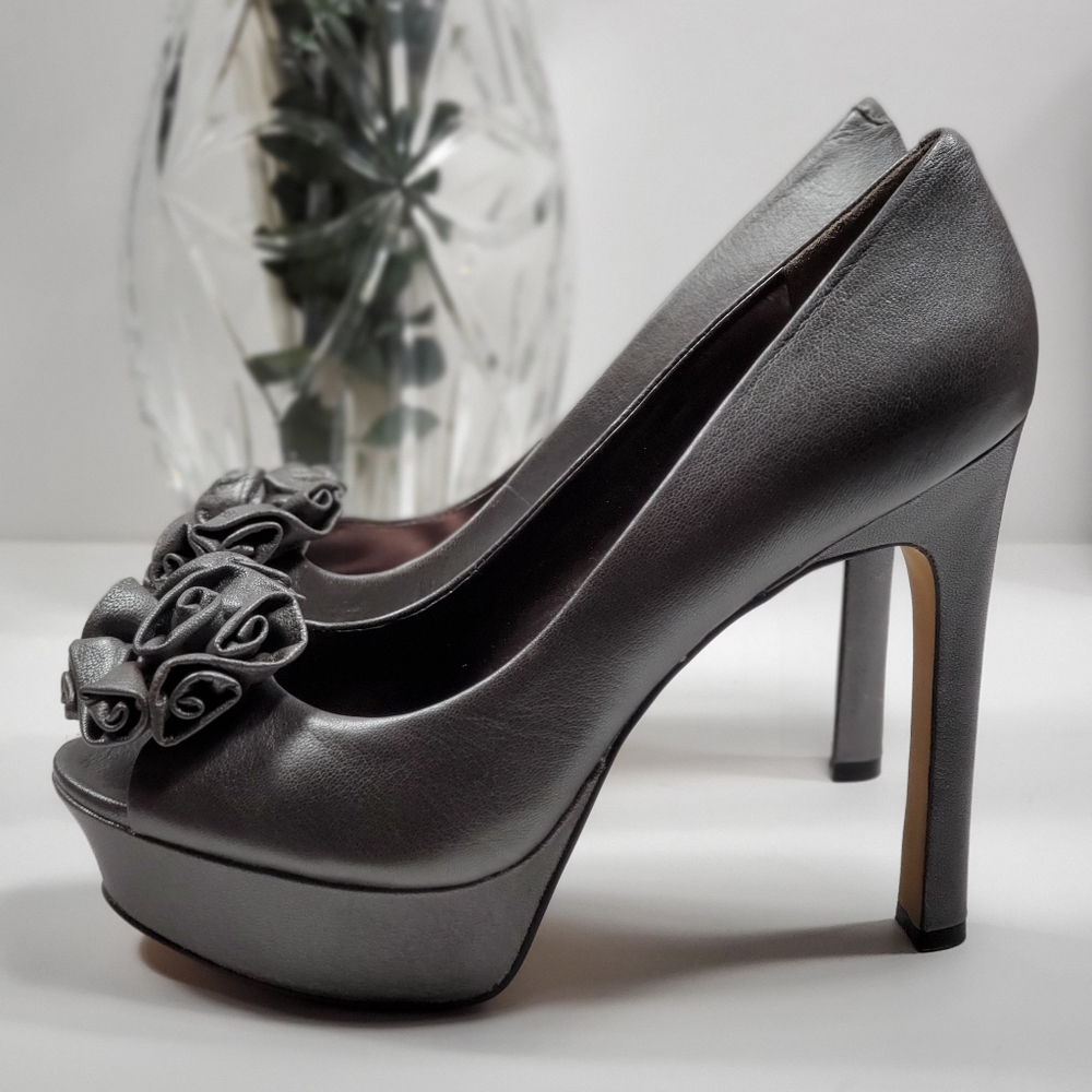 Vince Camuto Peep-Toe Blossum Platform Heels 8.5